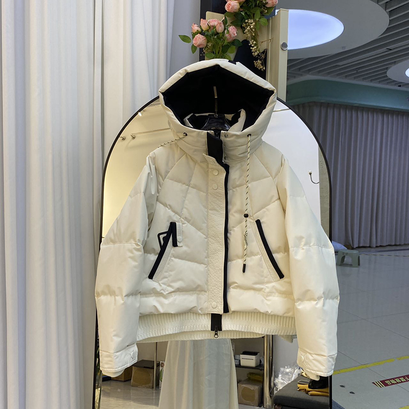 Women'S Fashion Quilted Jacket - Winter Thick Warm Drawstring Zipper Jacket