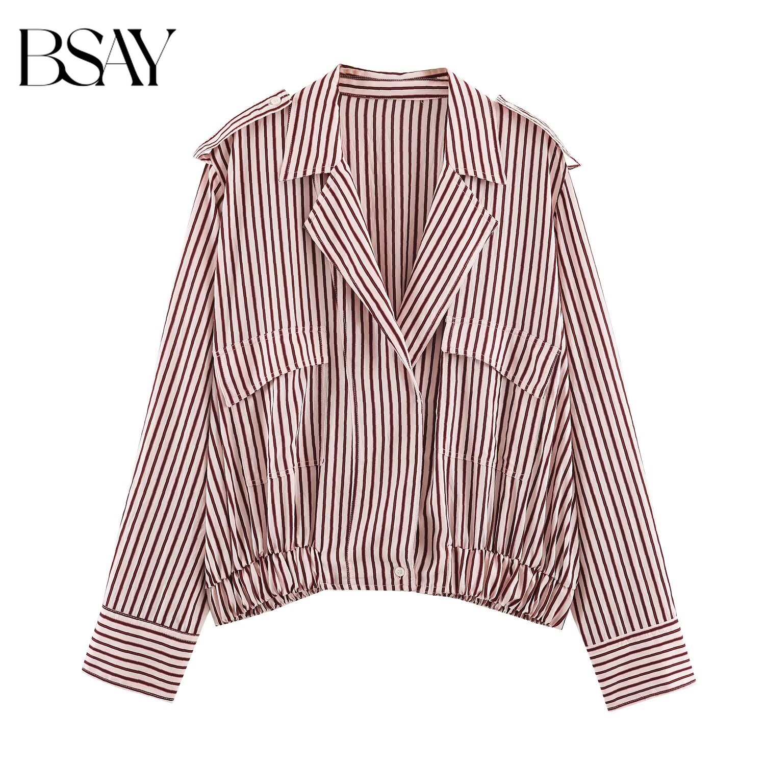 Women'S Fashion Utility Jacket - BSAY 2026 Autumn New American Vintage