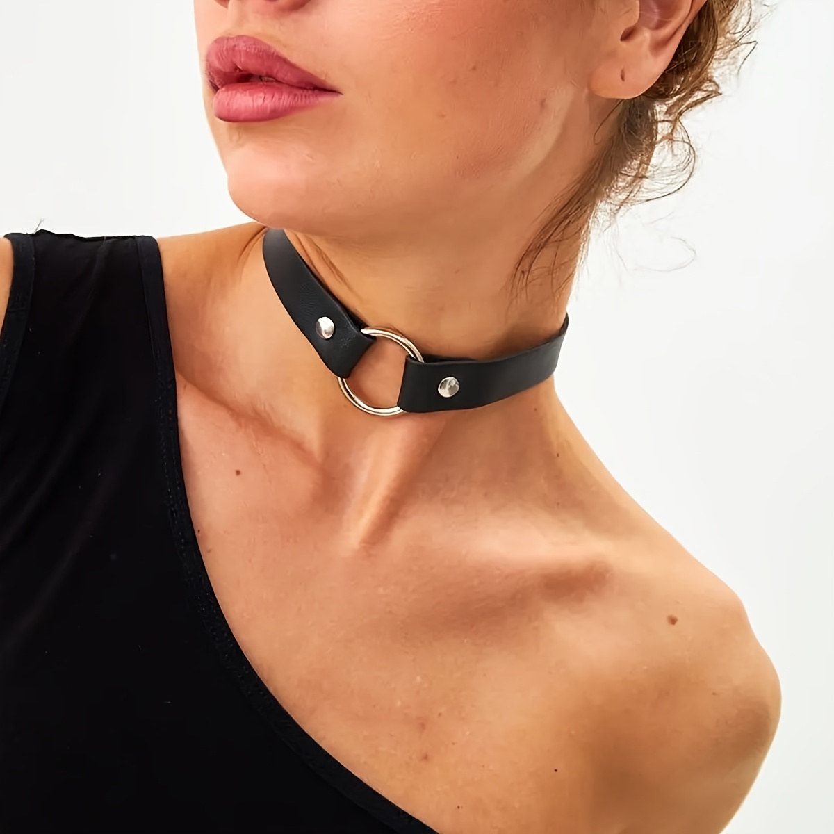 Women'S Fashion Harness - Fashion Bondage Lingerie Sexy Leather Collar