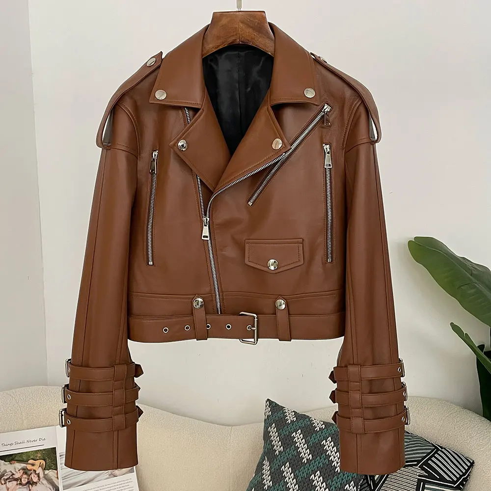 Women's Genuine Leather Utilit - Women'S Fashion Utility Jacket review and price
