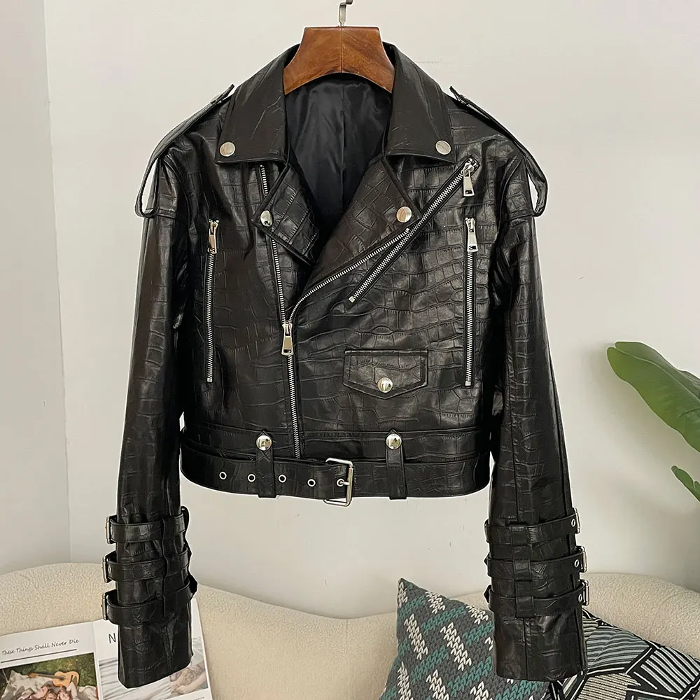 Women's Genuine Leather Utilit - Women'S Fashion Utility Jacket review and price