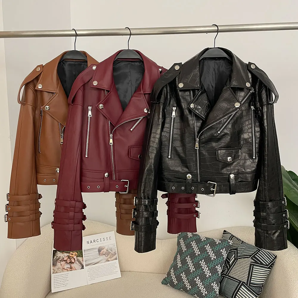 Women's Genuine Leather Utilit - Women'S Fashion Utility Jacket review and price