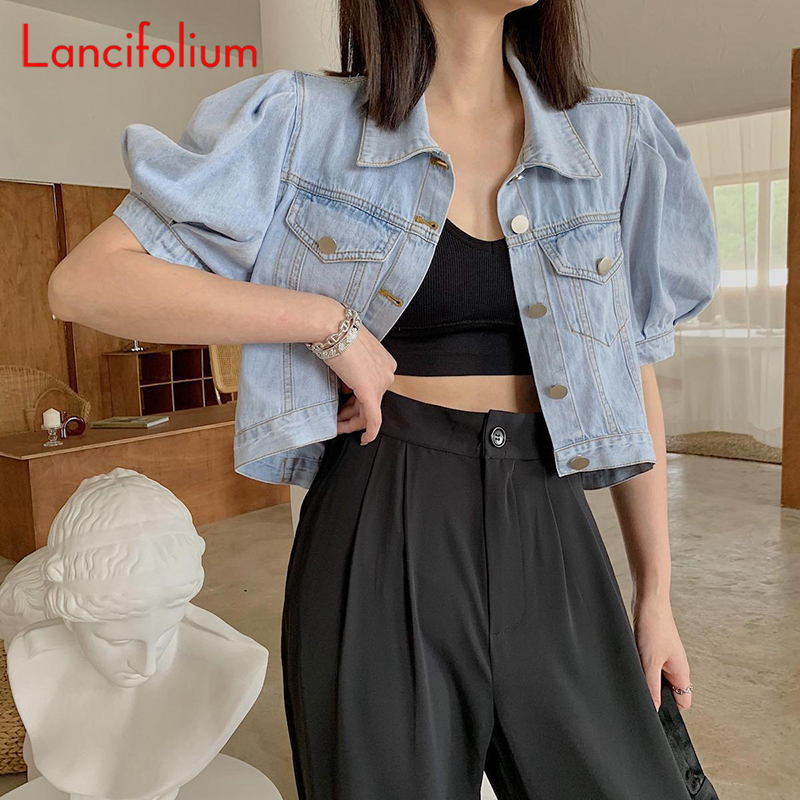 Summer Thin Basic Korean Fashi - Women Fashion Jeans Top review and price