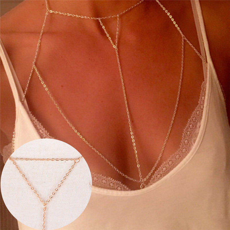 Gold Silver Fashion Link Chain - Women'S Fashion Harness review and price