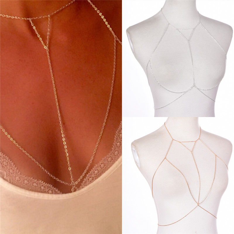 Gold Silver Fashion Link Chain - Women'S Fashion Harness review and price
