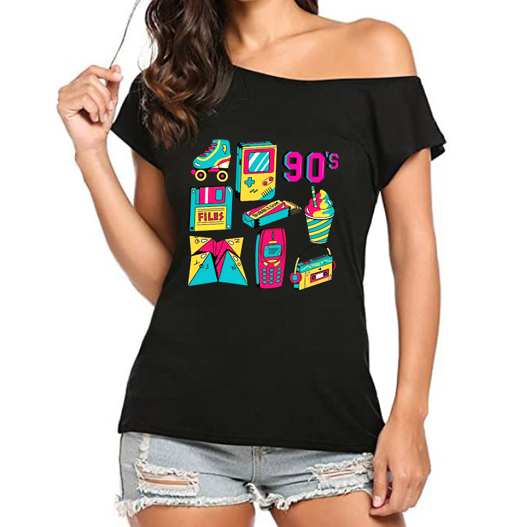 Fashion Women's Off-Shoulder T - Women'S Fashion In The 90S review and price