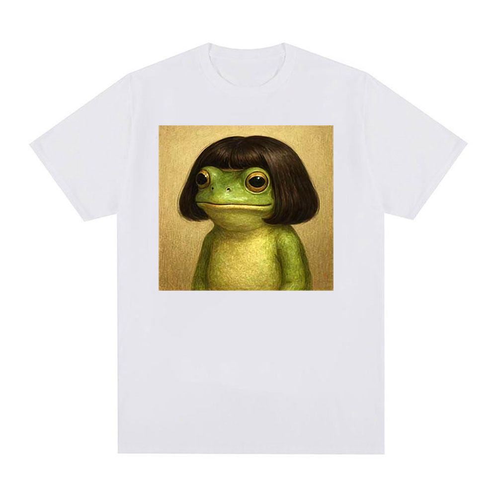 Funny Frog Face with Bob Hairc - Women'S Fashion In The 90S review and price