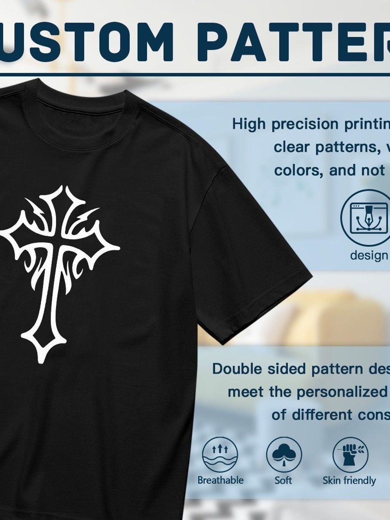 Gothic Cross Graphic T Shirt W - Women'S Y2K Fashion Aesthetic review and price