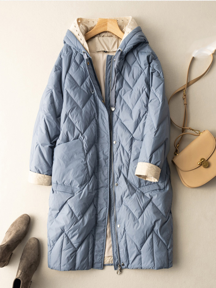 SEDUTMO Long Winter Duck Down  - Women'S Fashion Quilted Jacket review and price