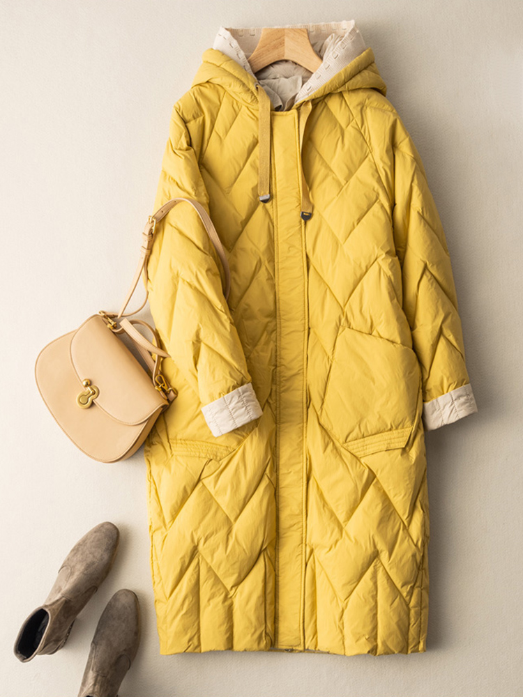 SEDUTMO Long Winter Duck Down  - Women'S Fashion Quilted Jacket review and price