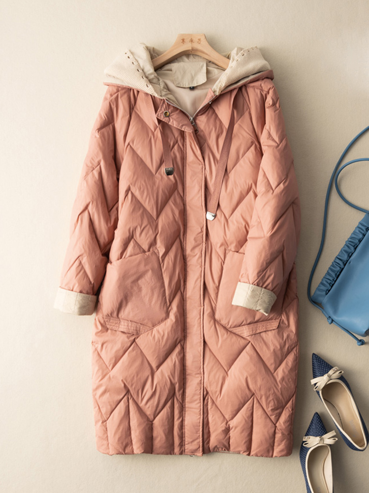 SEDUTMO Long Winter Duck Down  - Women'S Fashion Quilted Jacket review and price