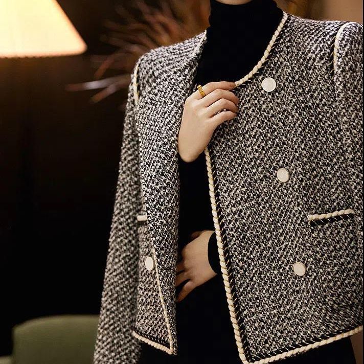 Tweed Jackets Woman White Shor - Women'S Fashion Utility Jacket review and price