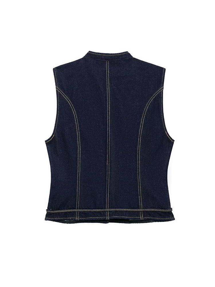 TFMLN Women's Knotted Denim Ve - Women'S Fashion Quilted Jacket review and price