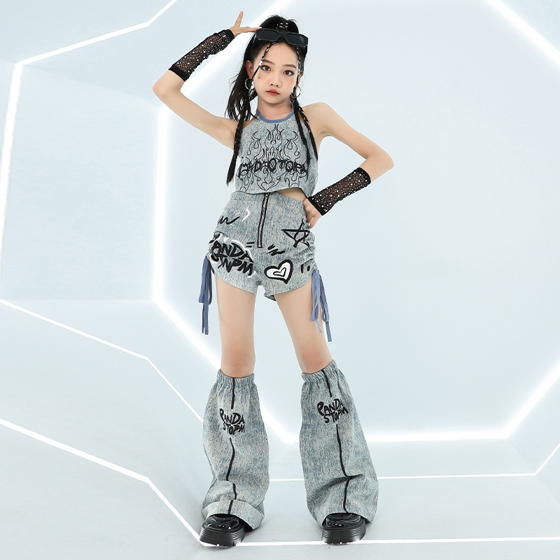 Cool Girl Hip Hop Jeans Tops F - Women Fashion Jeans Top review and price