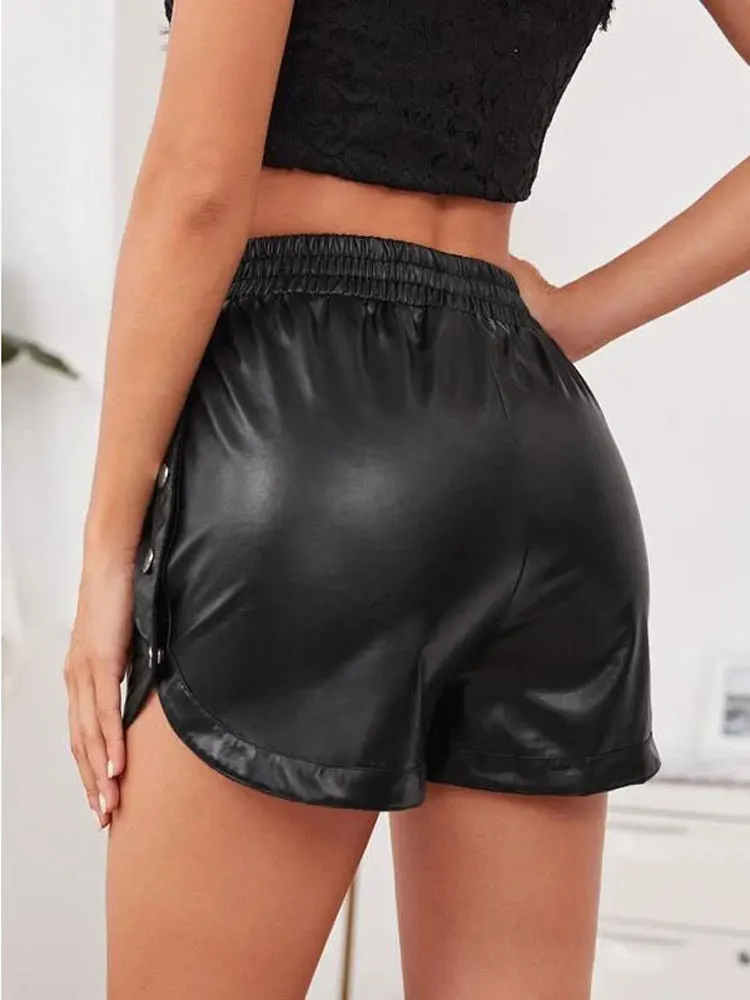 Women's Shorts Side Button Ope - Women Fashion Open Now review and price