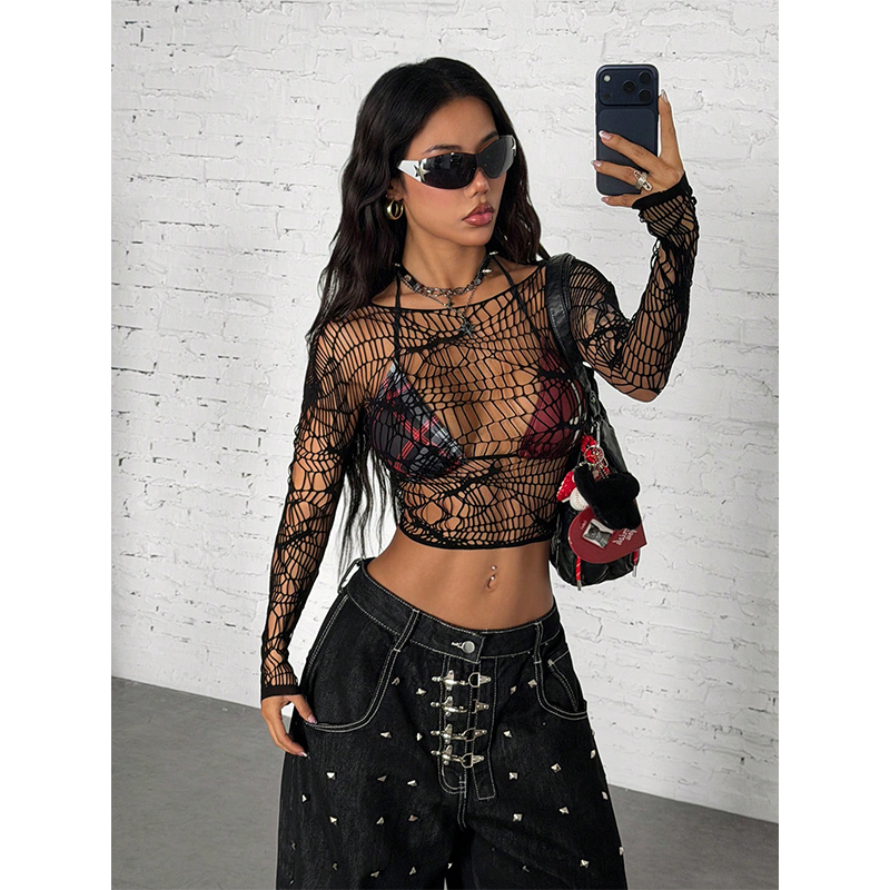 Women Top Long Sleeves See Thr - Women'S Fashion Tops review and price