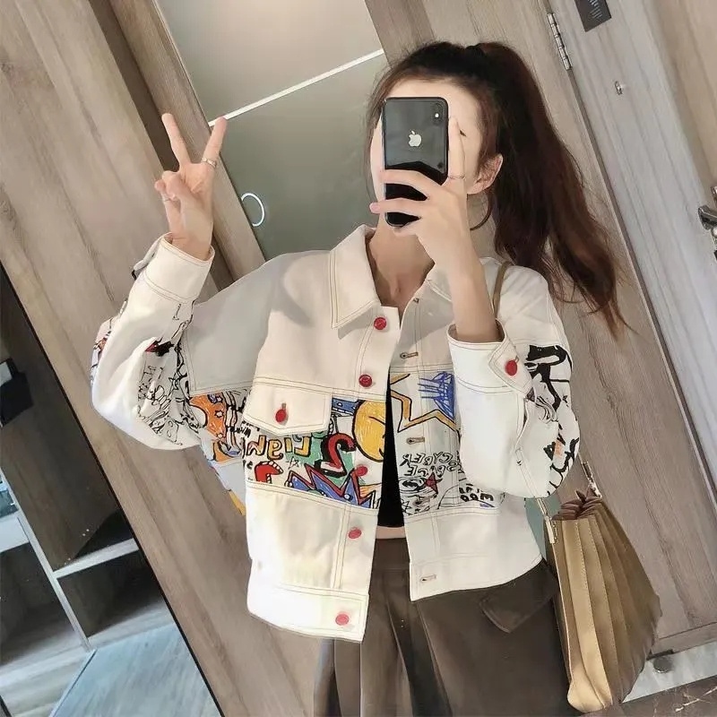 Korean Female Fashion Leisure  - Women Fashion Jeans Top review and price