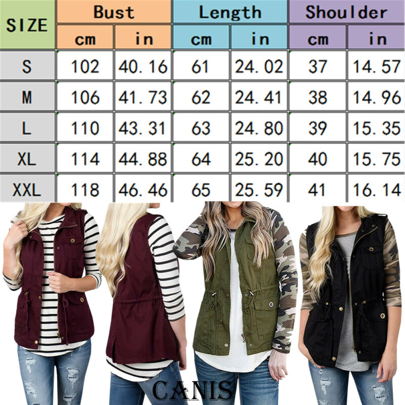 Fashion Women Vest Olive Cargo - Women'S Fashion Utility Jacket review and price
